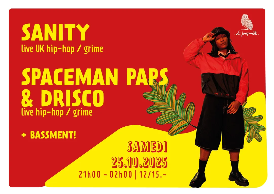 SANITY, SPACEMAN PAPS & DRISCO, BASSMENT!