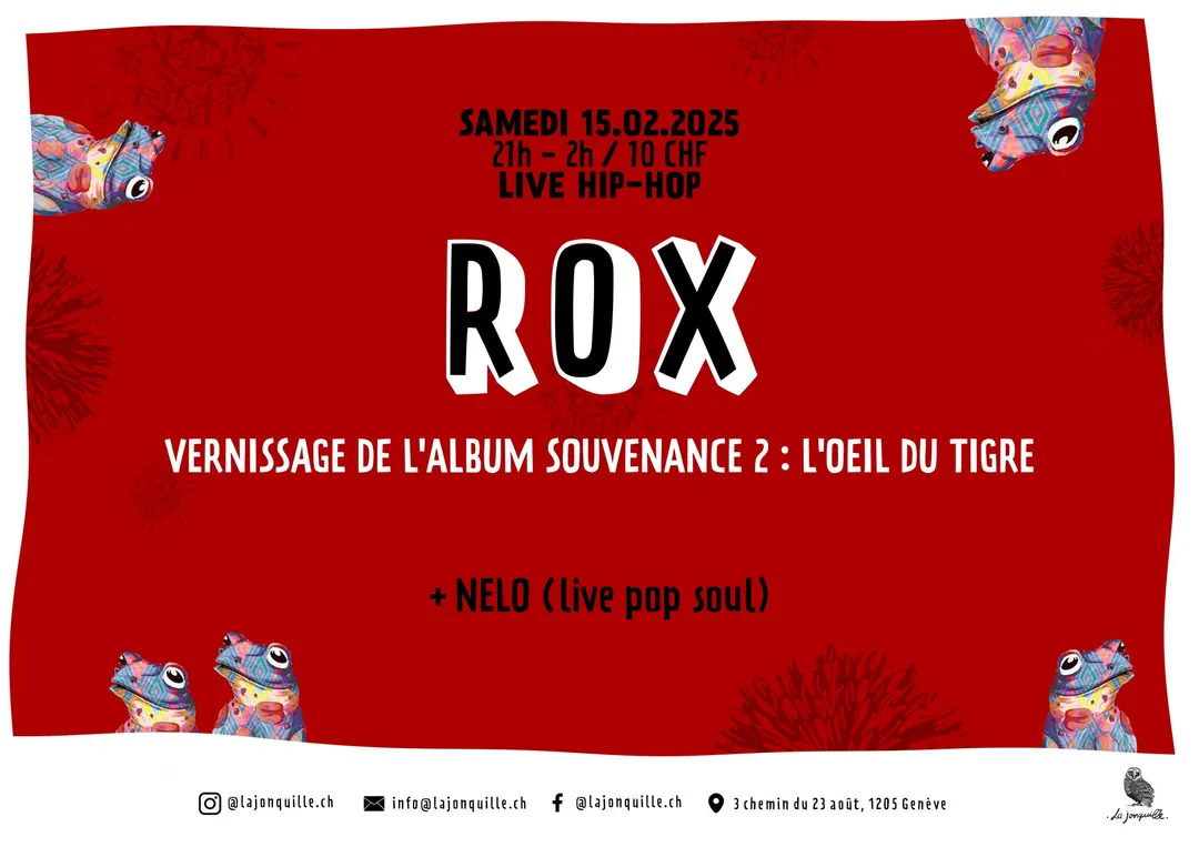 ROX VERNISSAGE DE L'ALBUM SOUVENANCE 2