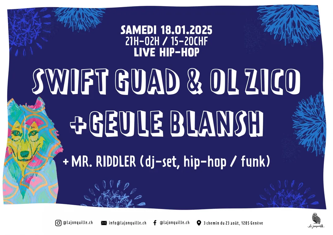 SWIFT GUAD & OL ZICO, GEULE BLANSH, MR. RIDDLER