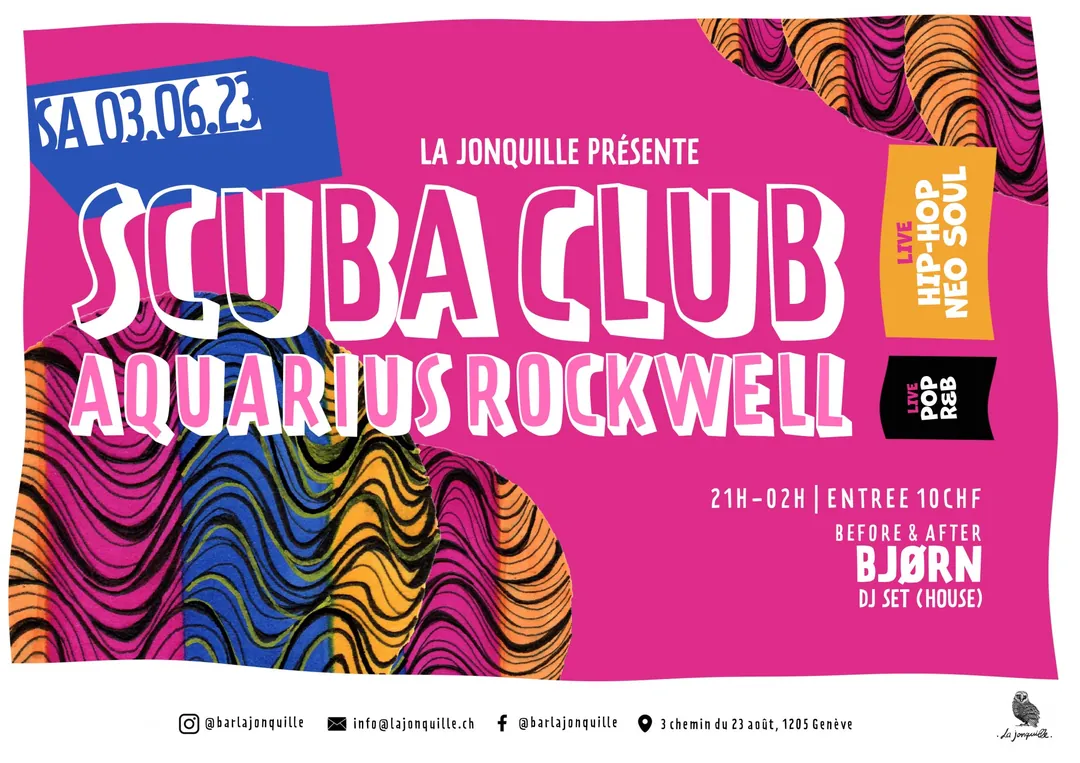 SCUBA CLUB, AQUARIUS ROCKWELL, BJORN