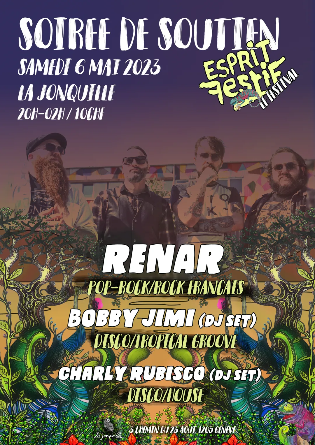 ESPRIT FESTIF LE FESTIVAL 2023 - SOIREE DE SOUTIEN