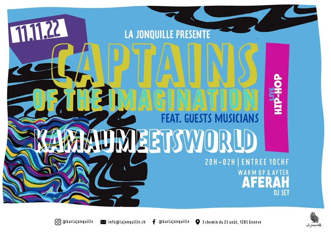 CAPTAINS OF THE IMAGINATION, KAMAUMEETSWORLD, AFERAH