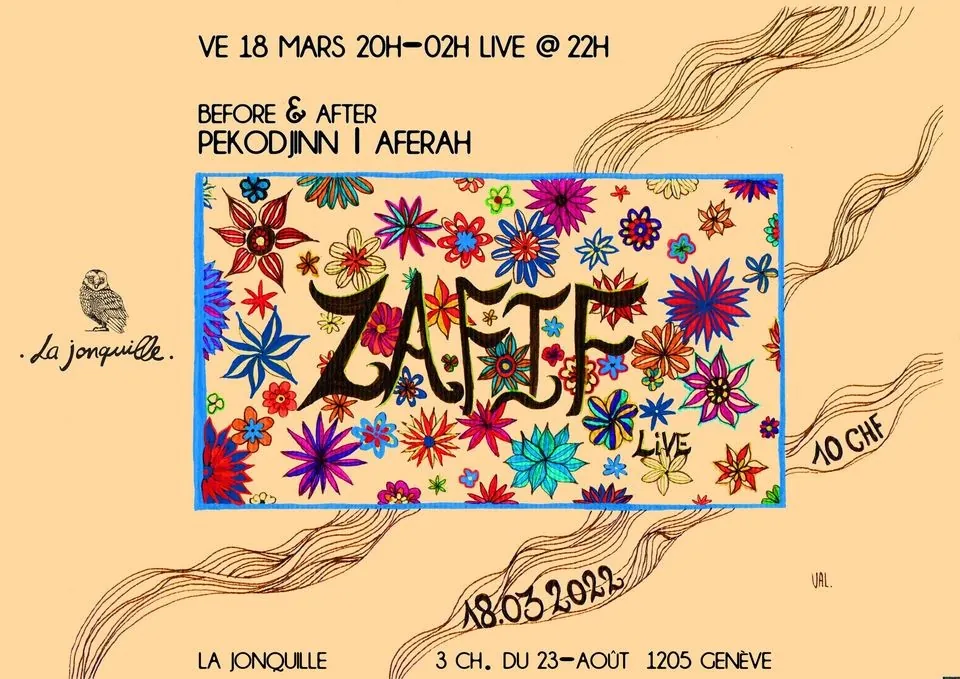 ZAFÎF, AFERAH, PEKODJINN